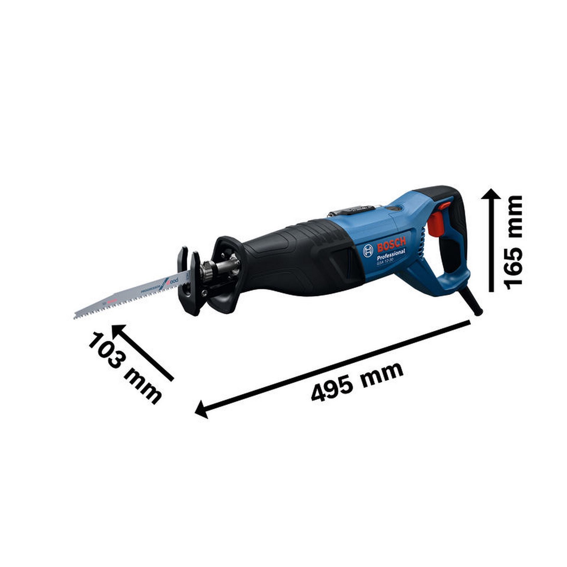 Bosch Säbelsäge GSA 12-30 im Handwerkerkoffer #06016C7000