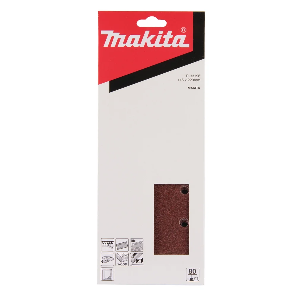 Makita Schleifpapier 115 x 229 mm, K80, 10 Stk. #P-33196
