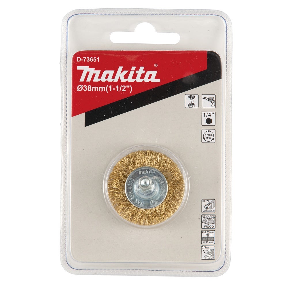 Makita Scheibenbürste, Messing #D-73651