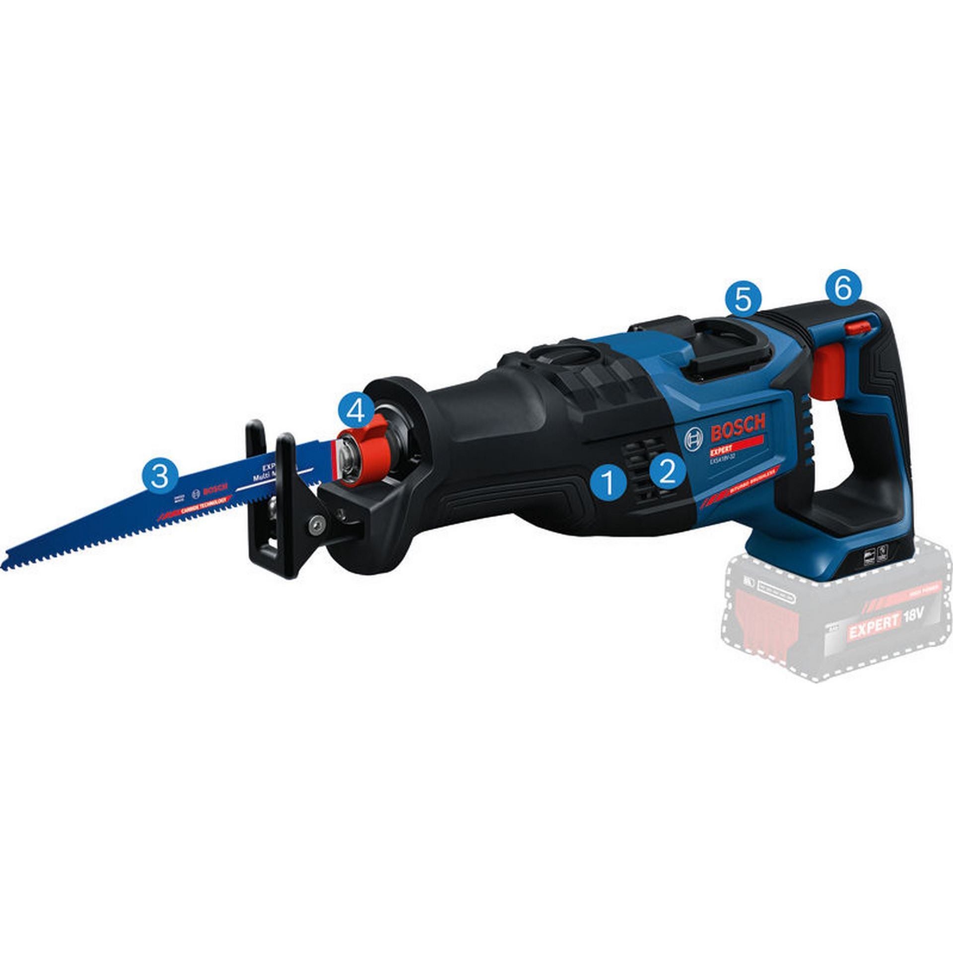 Bosch Akku-Säbelsäge EXSA18V-32 #06016C4101