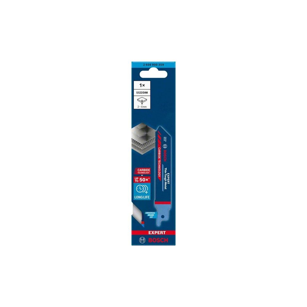 Bosch EXPERT S522EHM Thin Tough Metal Säbelsägeblatt #2608900359