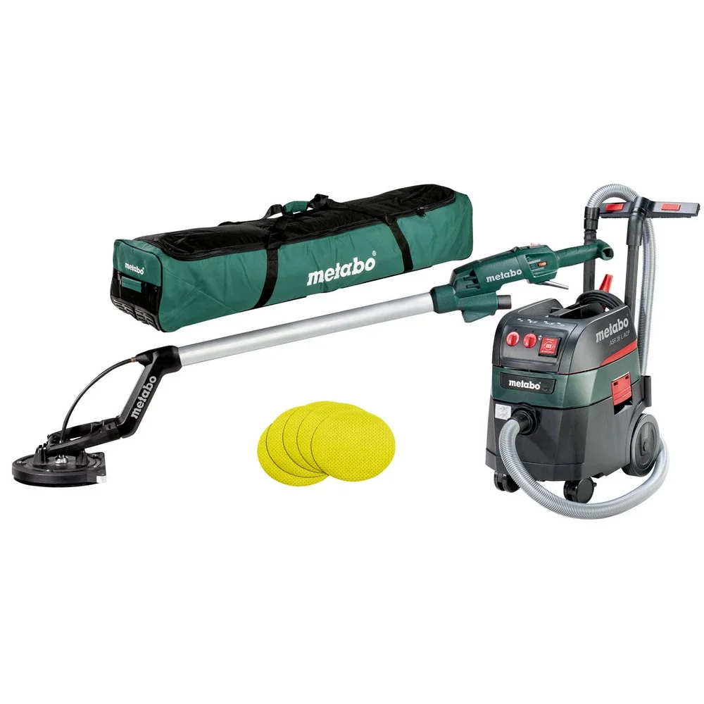 Metabo Langhalsschleifer LSV 5-225 + Allessauger ASR 35 L ACP Set #690885000 mit 25 Haftschleifblätt
