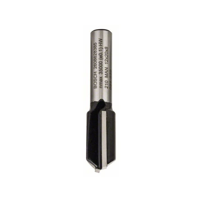 Bosch PRO Nutfräser, zweischneidig, D 12 mm, L 19,6 mm, S 8 mm #2608628385