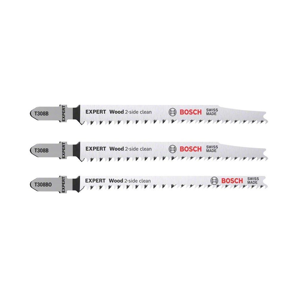 Bosch Expert Wood 2-side clean Stichsägeblatt-Set, 3-tlg. #2608900559