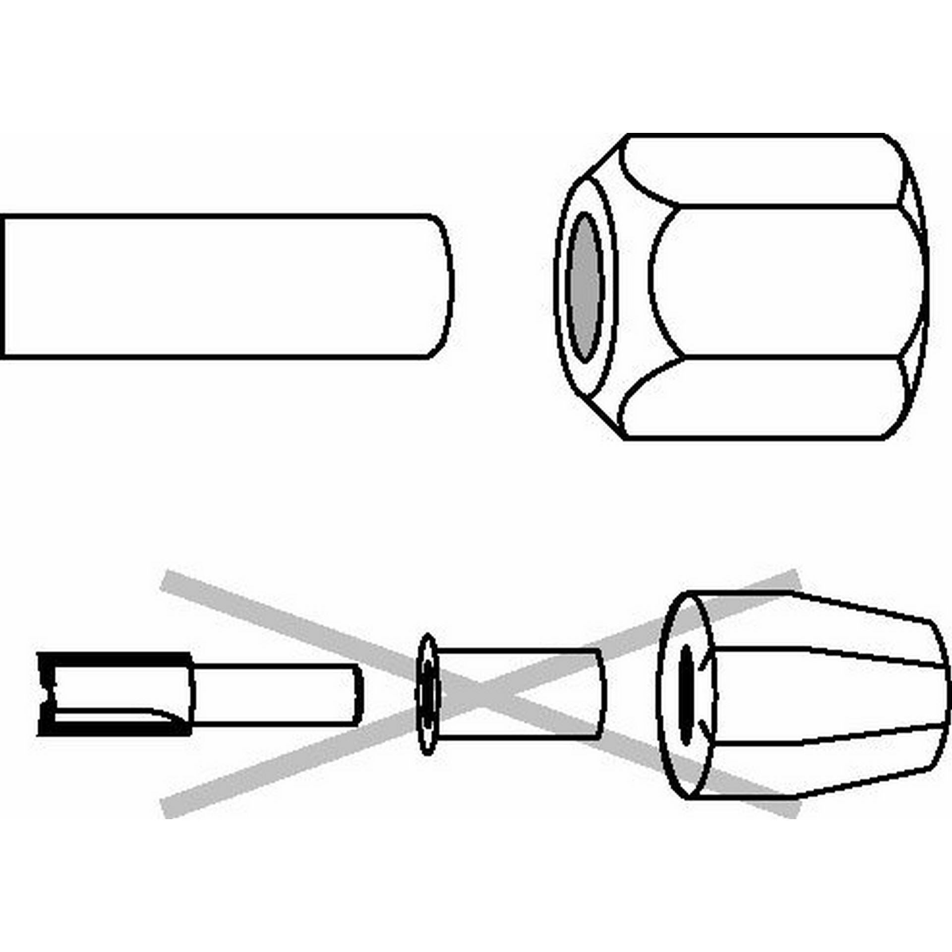 Bosch Spannzange, 12 mm, 24 mm #2608570107