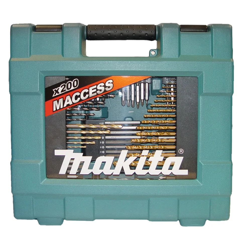 Makita 200 tlg. Bohrer- und Bitset #D-37194
