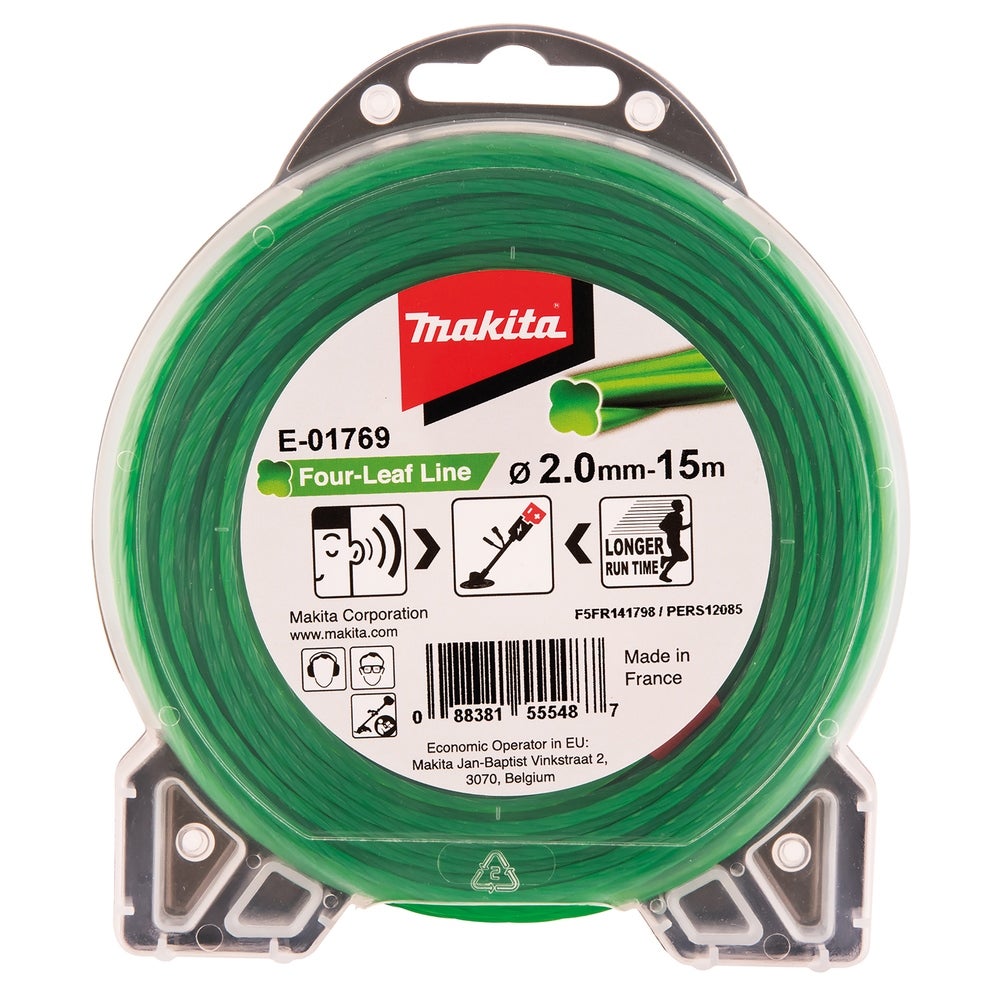 Makita Ersatzfäden-Lärmarm (Kleeblatt-Querschnitt) #E-01769