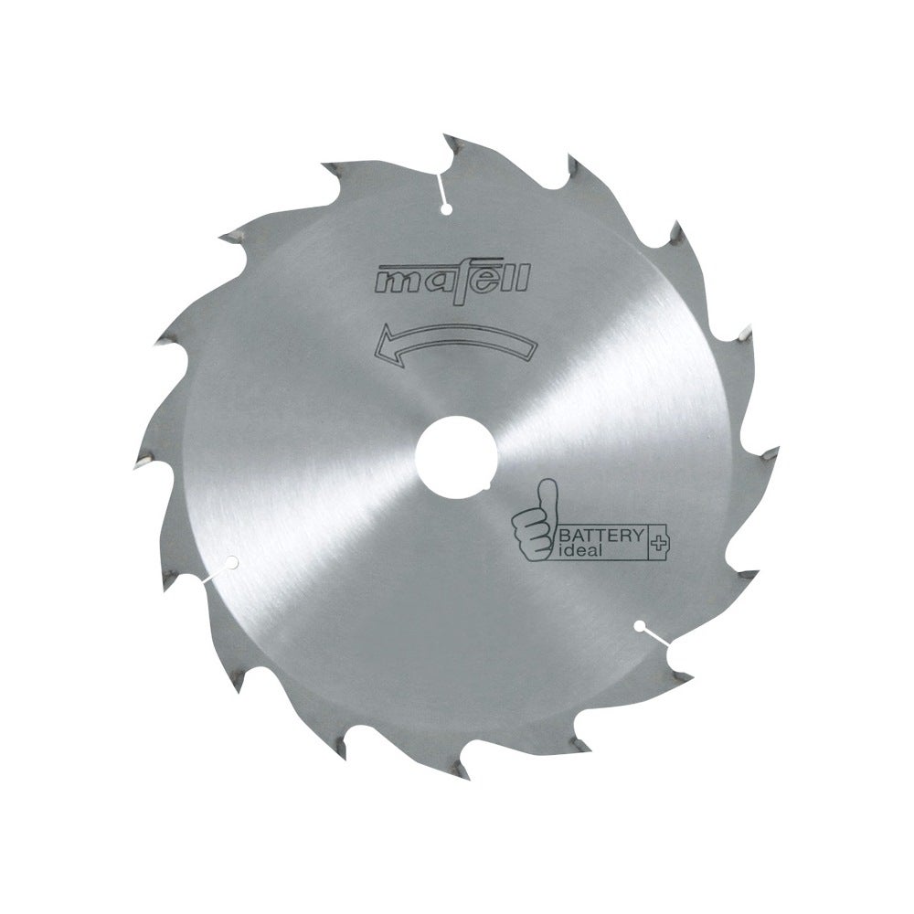 Mafell Sägeblatt-HM, 185 x 1,2/1,8 x 20 mm, Z 16, WZ, Battery ideal #092494