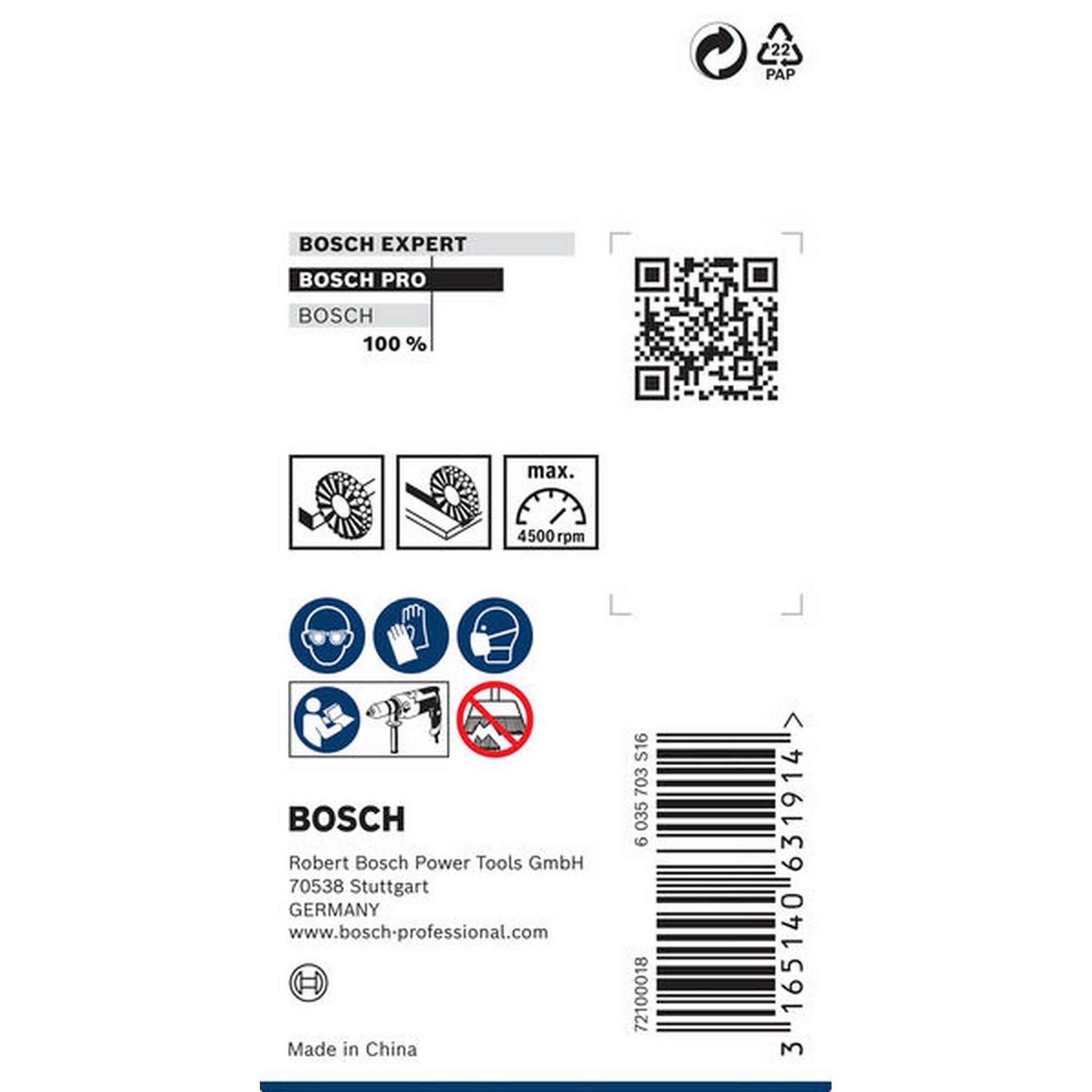 Bosch PRO Metal clean Scheibenbürste, gerader Schaft, 50 x 0,2 mm #2608622111