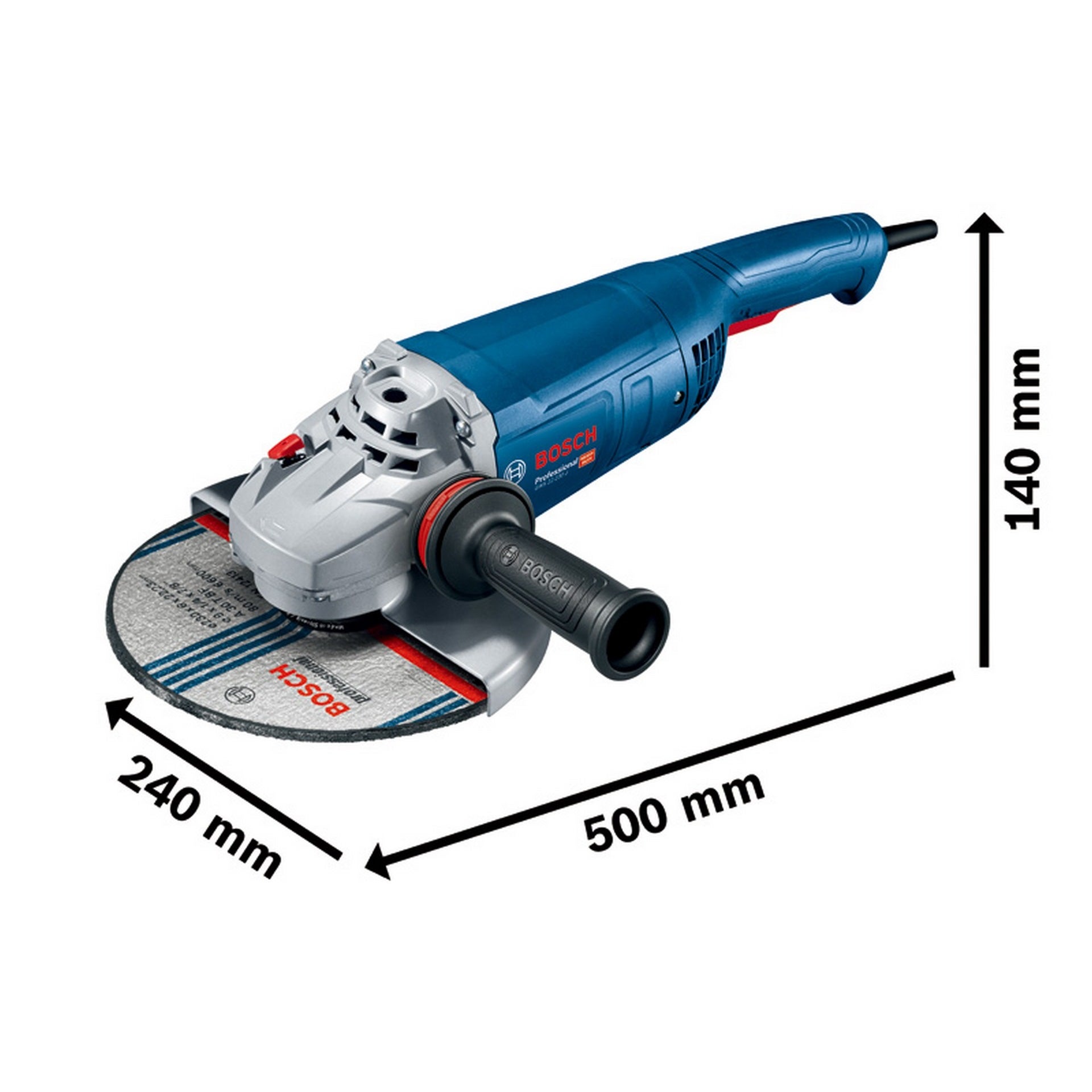 Bosch Combo Kit 2tlg. Winkelschleifer-Set: GWS 22-230 J + GWS 880 im Handwerkerkoffer #06018C1308
