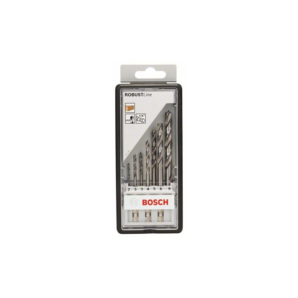Bosch PRO Wood HSS Holzspiralbohrer Set. 7-tlg. #2607019923