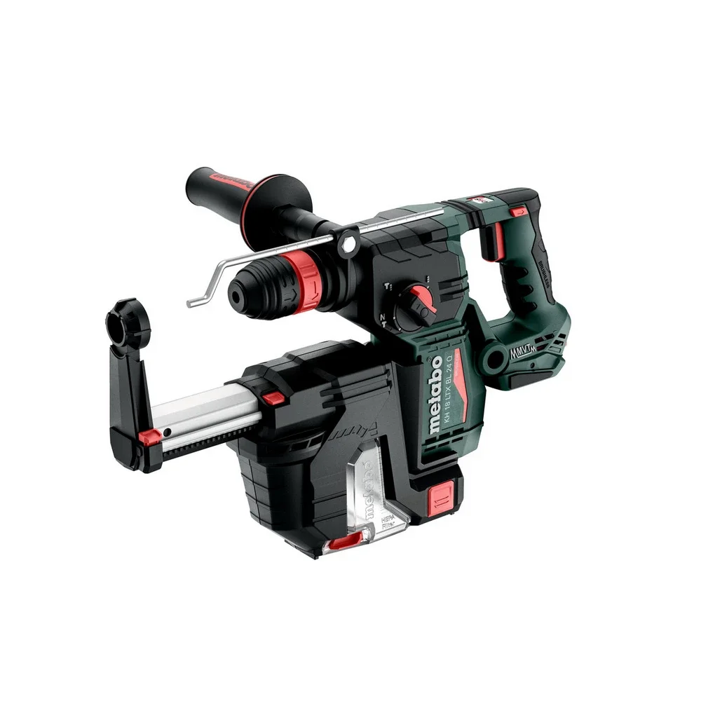 Metabo Akku-Kombihammer KH 18 LTX BL 24 Q Set ISA #601714900 mit integrierter Staubabsaugung und Met