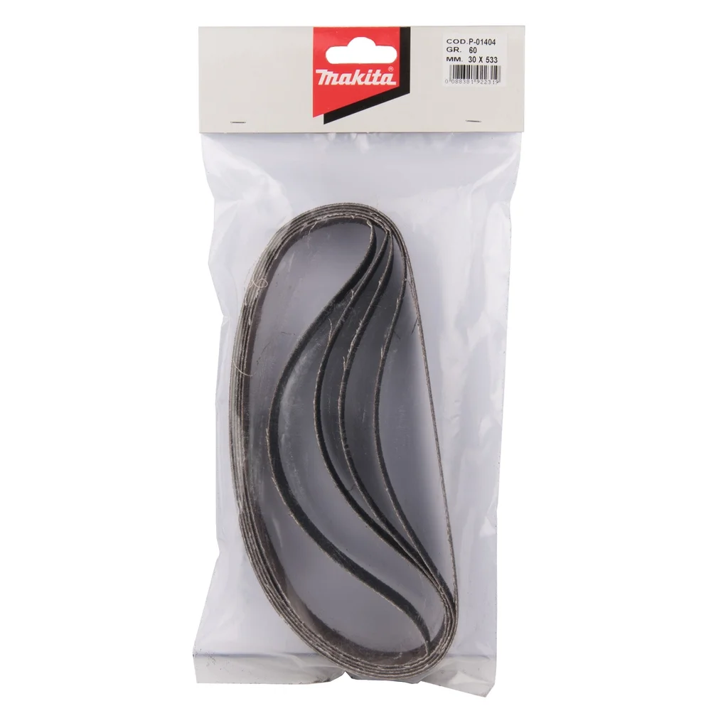 Makita Schleifband Glas 30 x 533 mm, K60, 5 Stk. #P-01404