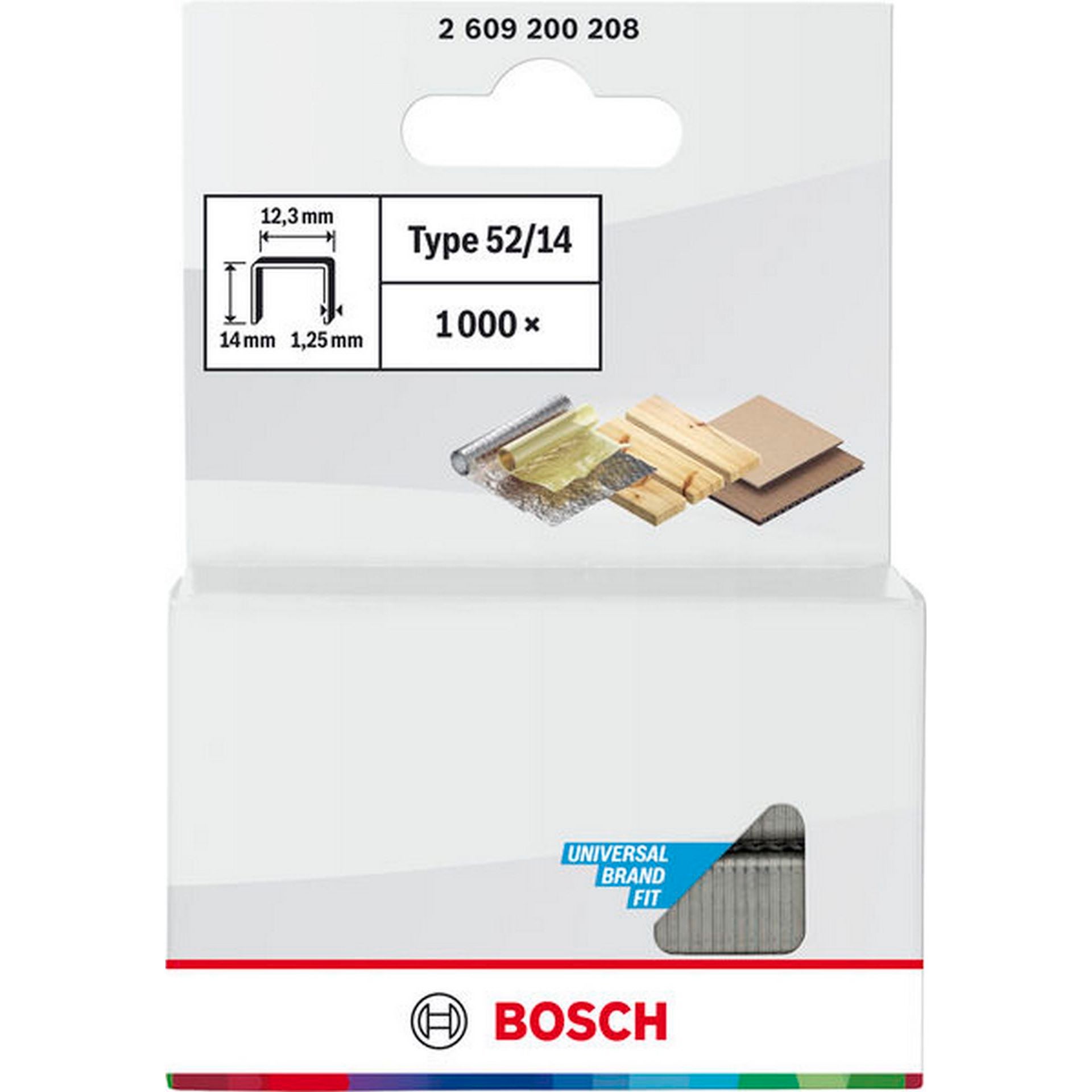 Bosch Flachdrahtklammern, Typ 52/14 #2609200208