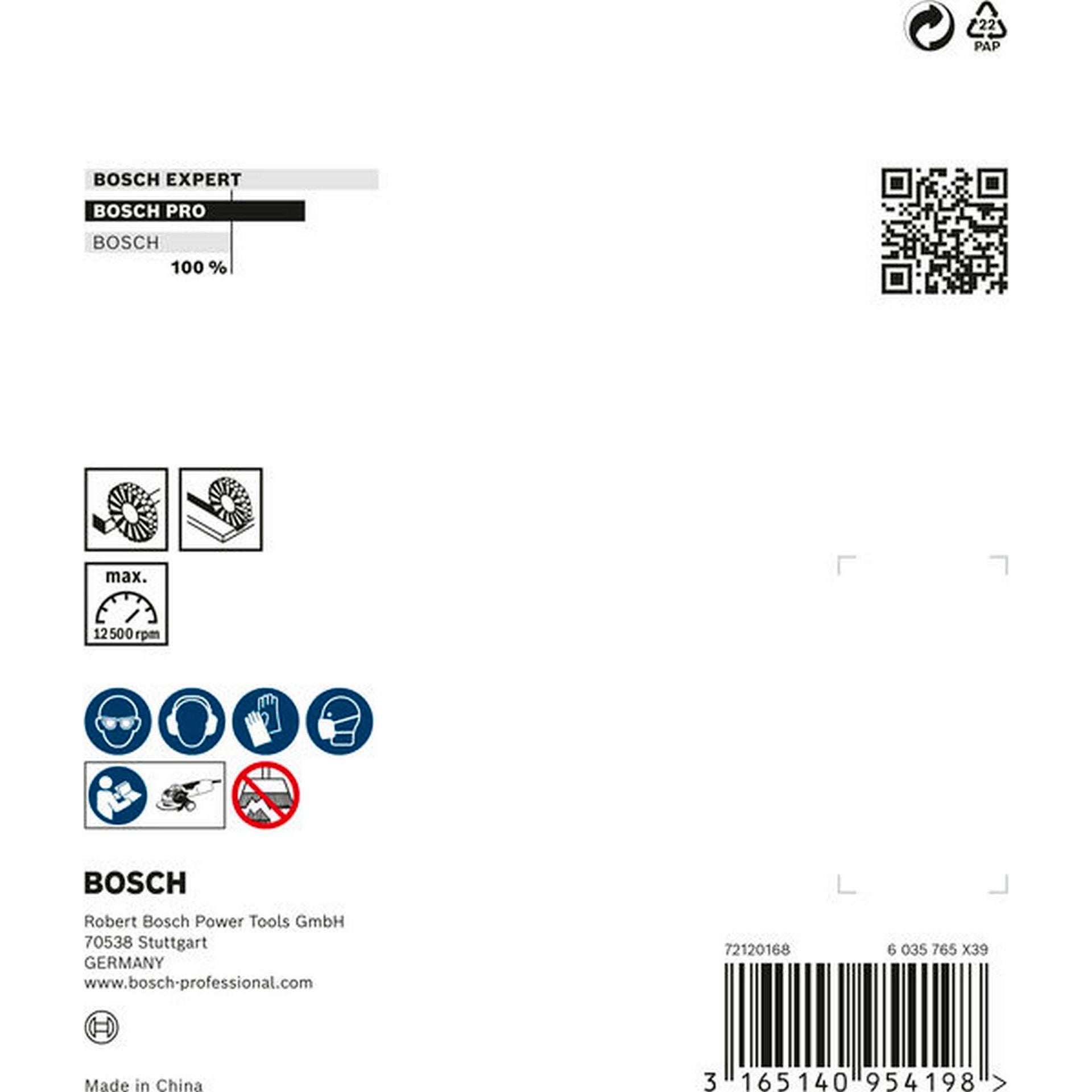Bosch PRO Stainless Steel heavy X-Lock Scheibenbürste, 115 x 0,5 mm #2608620733