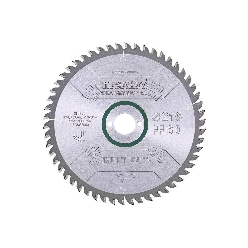 Metabo MultiCutProf 216x30,60 FZ/TZ5°neg