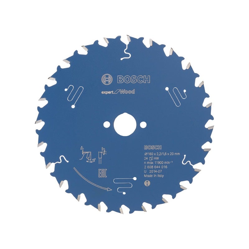 Bosch EXPERT Wood Kreissägeblatt, 160x2,2/1,6x20 mm, Z24 #2608644016
