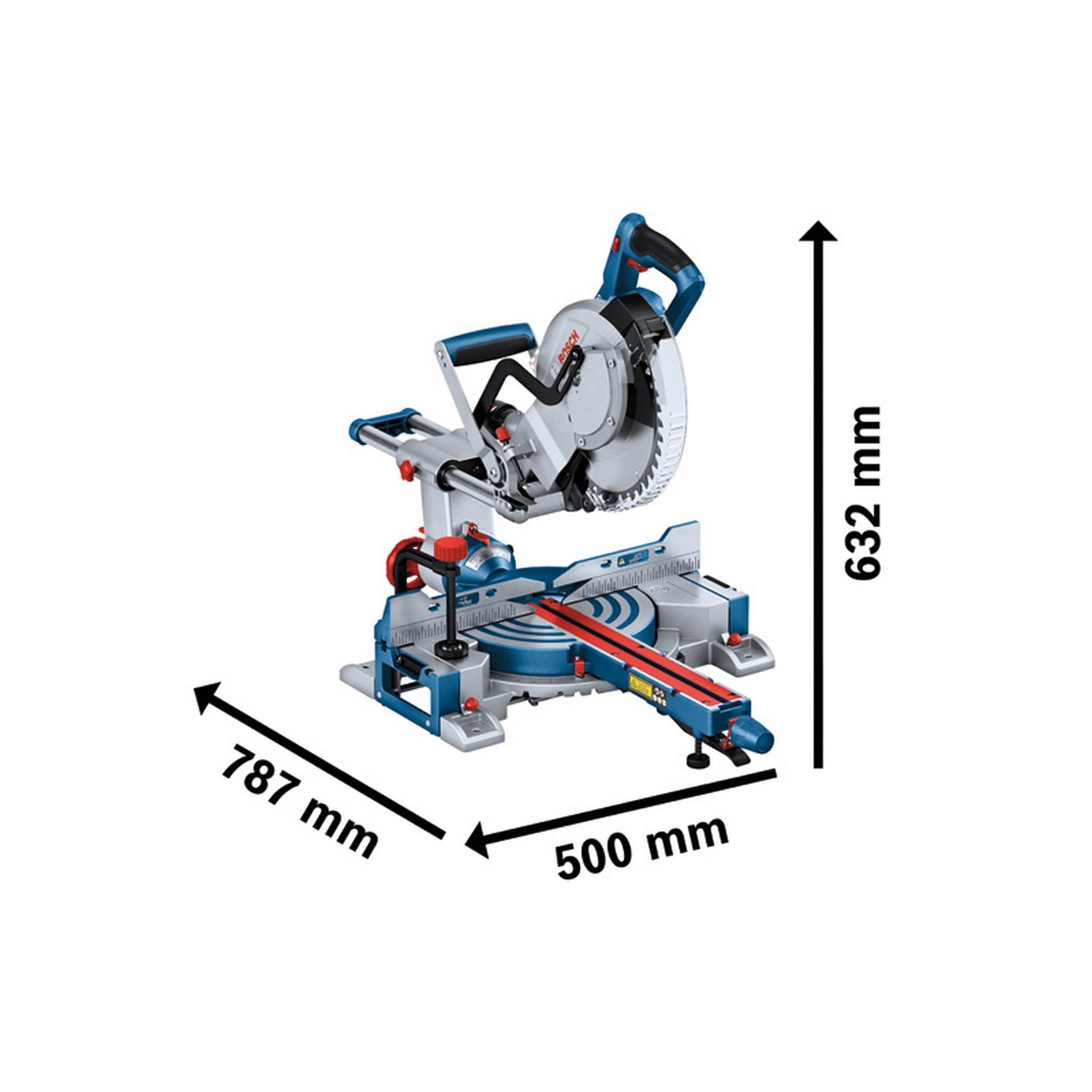 Bosch Akku-Kapp- und Gehrungssäge GCM 18V-254 D #0601B51100
