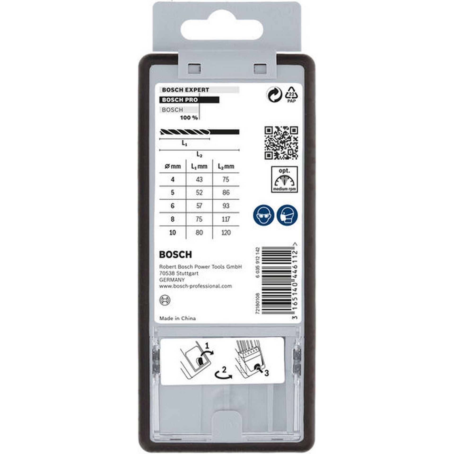 Bosch PRO Wood Holzspiralbohrer Set. 5-tlg. #2607010527