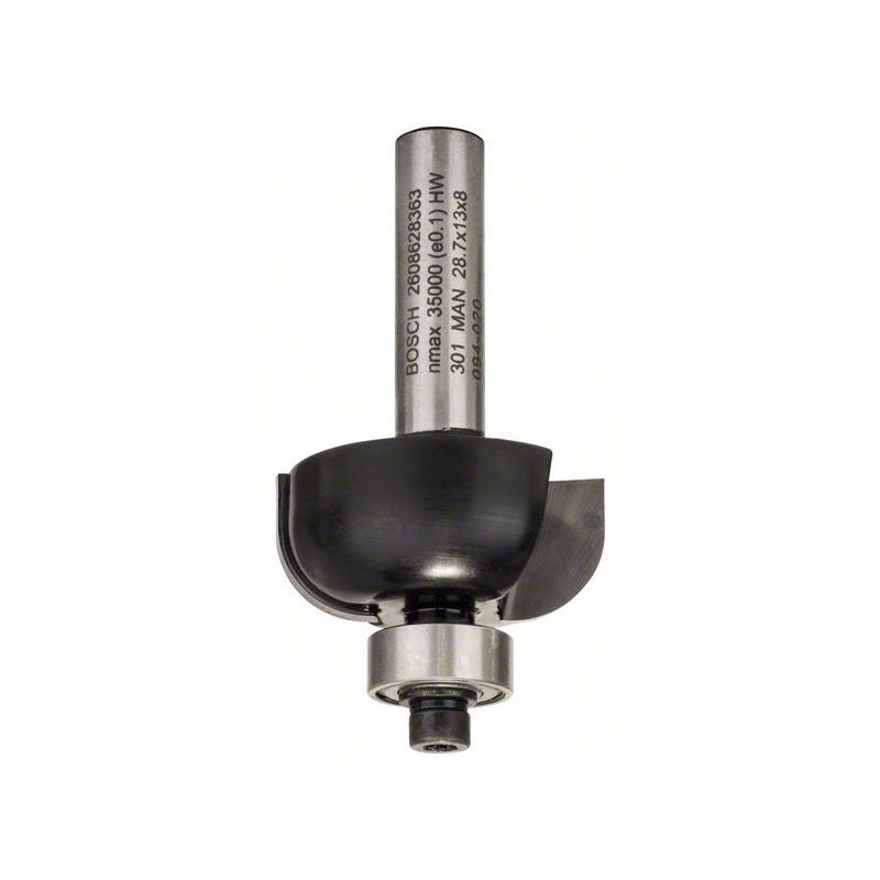 Bosch PRO Hohlkehlfräser, R 8 mm, S 8 mm #2608628363
