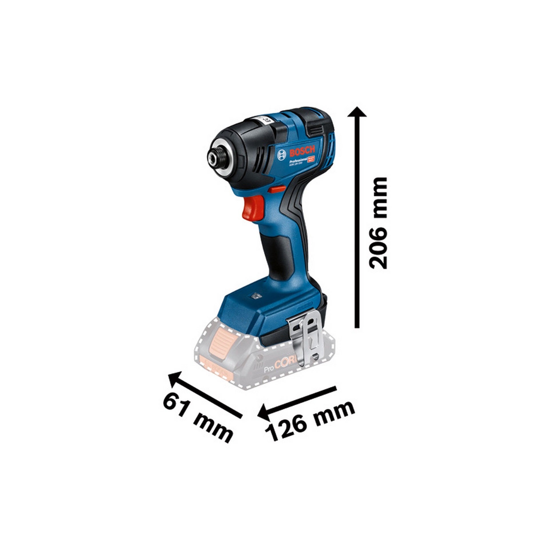 Bosch Akku-Drehschlagschrauber GDR 18V-200 in L-BOXX #06019J2106