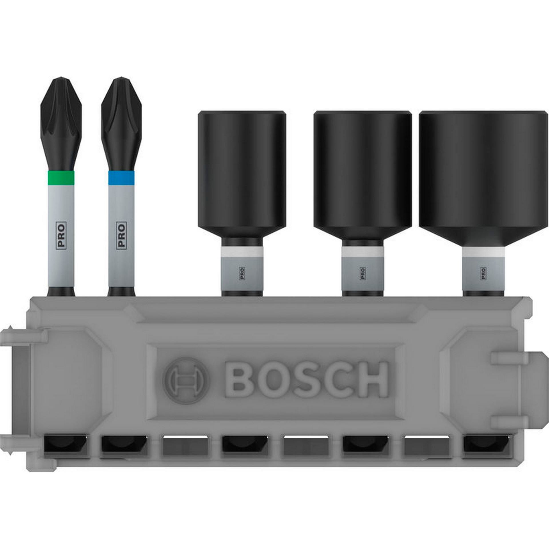 Bosch PRO Impact Set mit Steckschlüsseln, PH2x50, PZ2x50, NS8x50, NS10x50, NS13x50 mm #2608522350