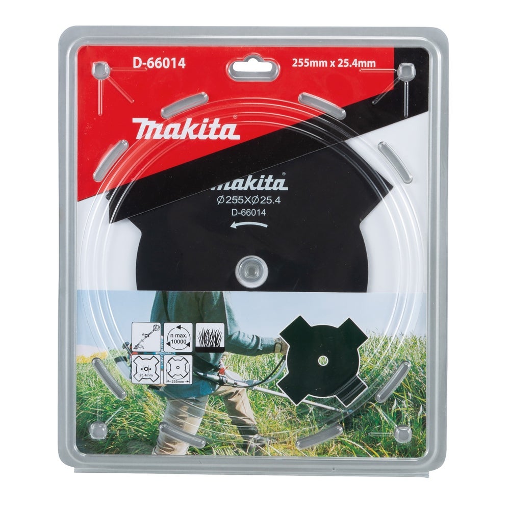 Makita 4-Zahn-Dickichtmesser, 255 mm #D-66014