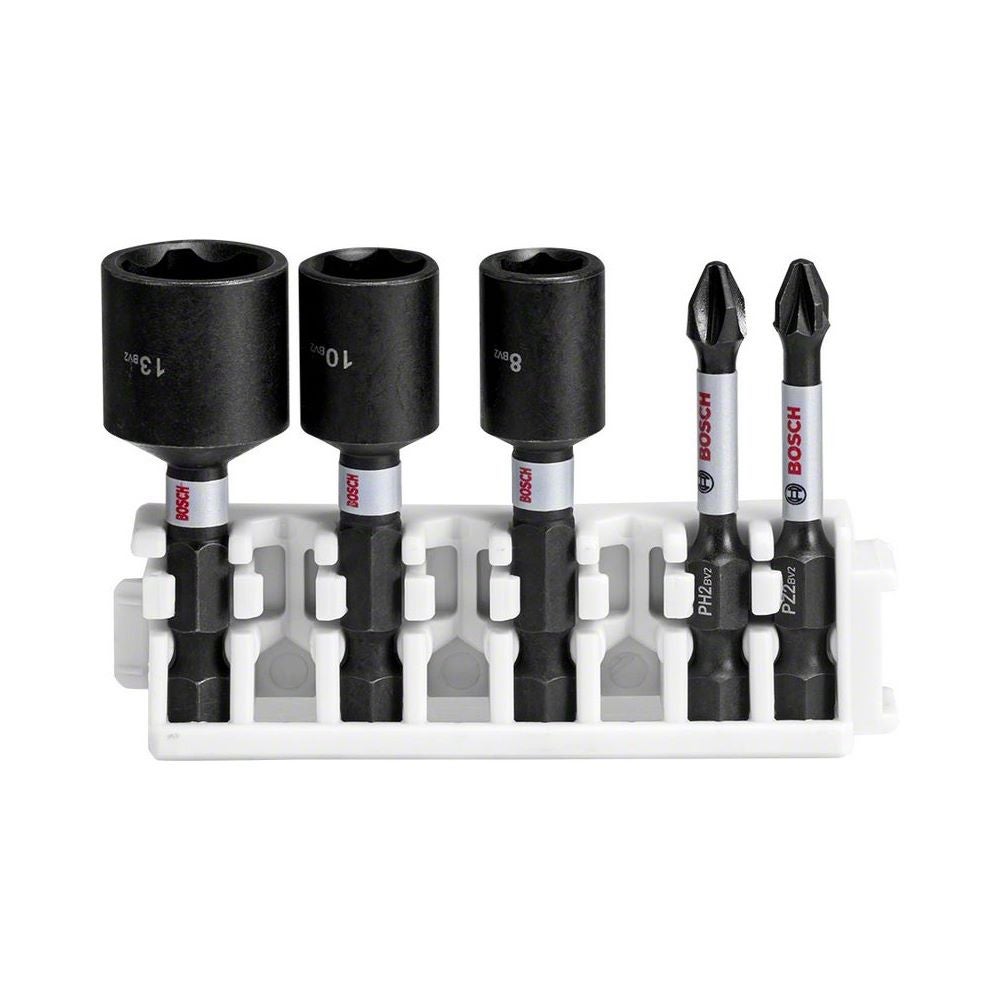Bosch PRO Impact Set mit Steckschlüsseln, PH2x50, PZ2x50, NS8x50, NS10x50, NS13x50 mm #2608522350