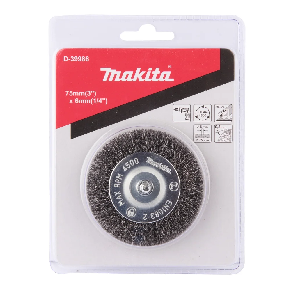Makita Scheibenbürste , 75 mm #D-39986