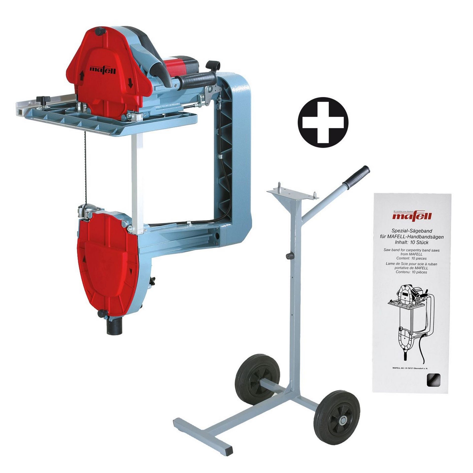 Mafell Handbandsäge Z 5 Ec + Transportwagen + Sägebänder #DEAL489