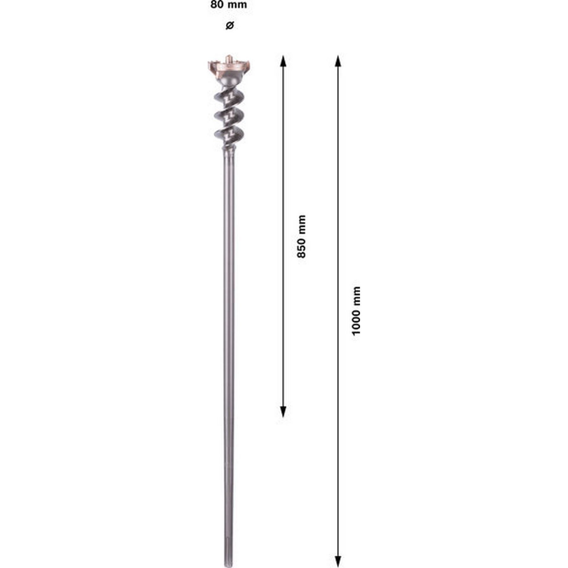 Bosch PRO SDS max-9 Break Through Bohrer, 80 x 850 x 1000 mm #1618596462