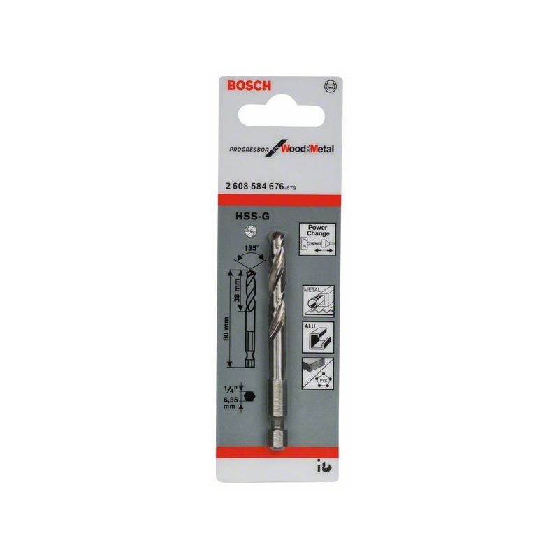 Bosch Zentrierbohrer HSS-G, 80 mm #2608584676