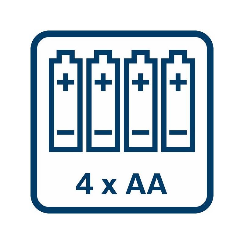 Bosch Kombilaser GCL 25, 4 x 1,5 V-LR6-Batterie (AA) #0601066B00