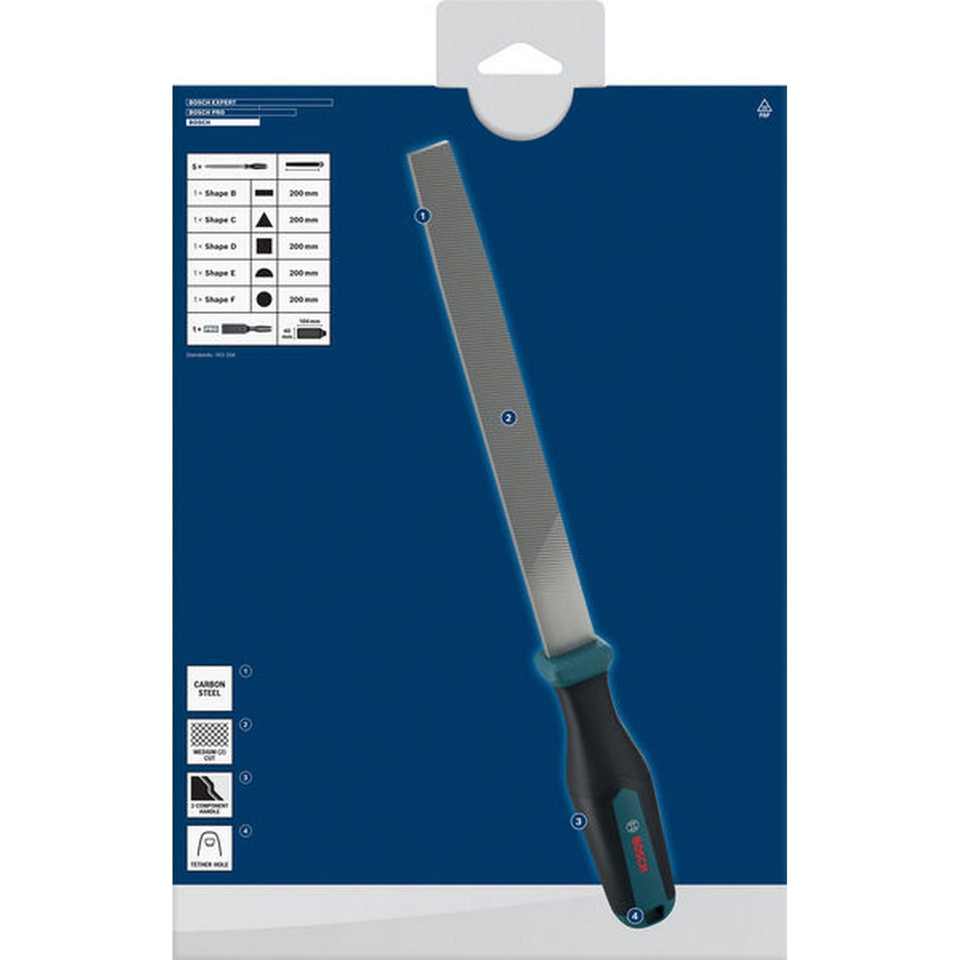Bosch Feilen-Set, 5-tlg., PRO Feilenbürste #1600A03AD3