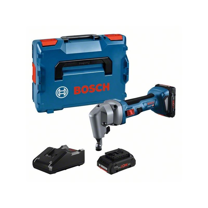 Bosch Akku-Nager GNA 18V-16 E, 2 x Akku ProCORE18V 4.0Ah in L-BOXX #0601529601