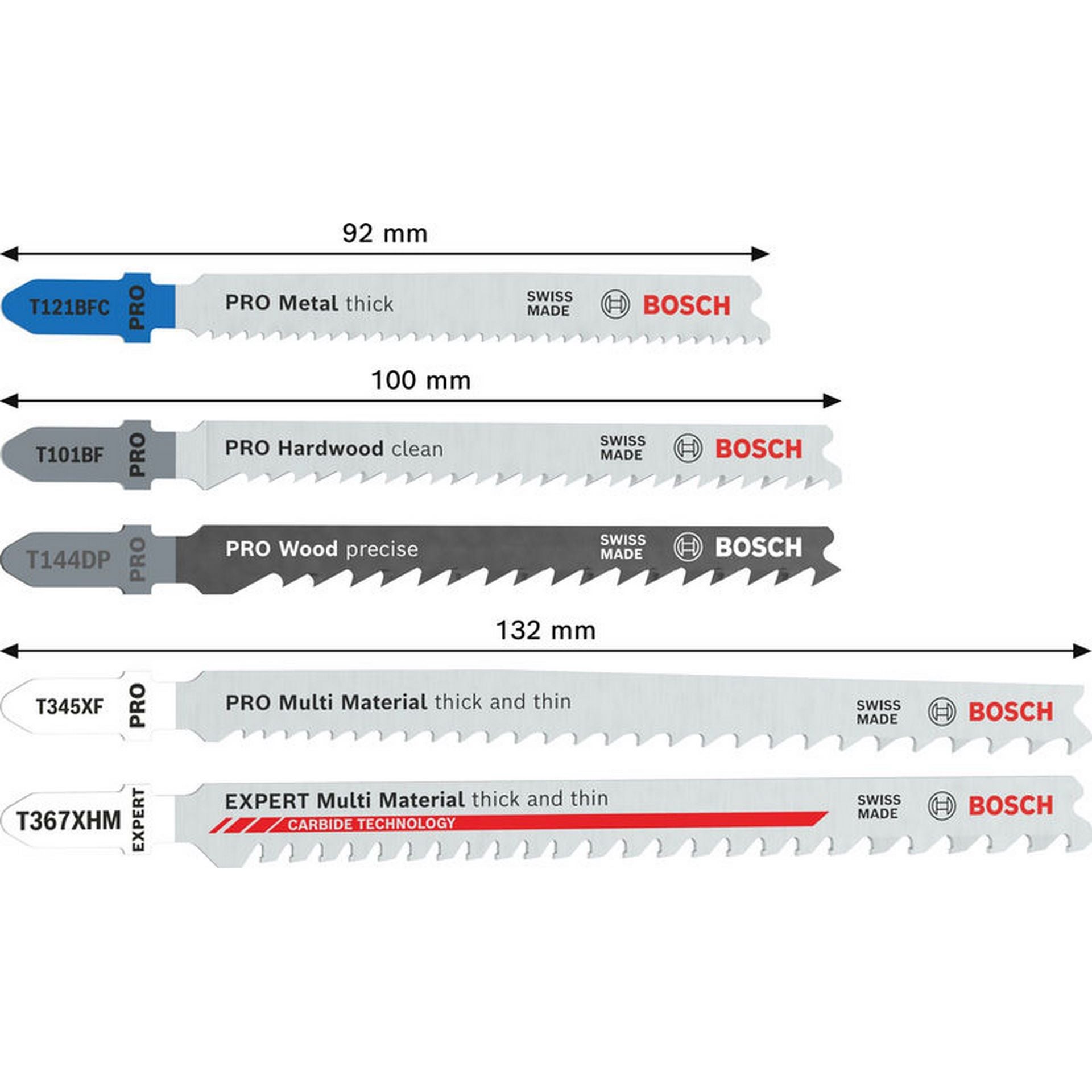 Bosch PRO Holz und Metall Universal-Set, 15-teilig #2607011438