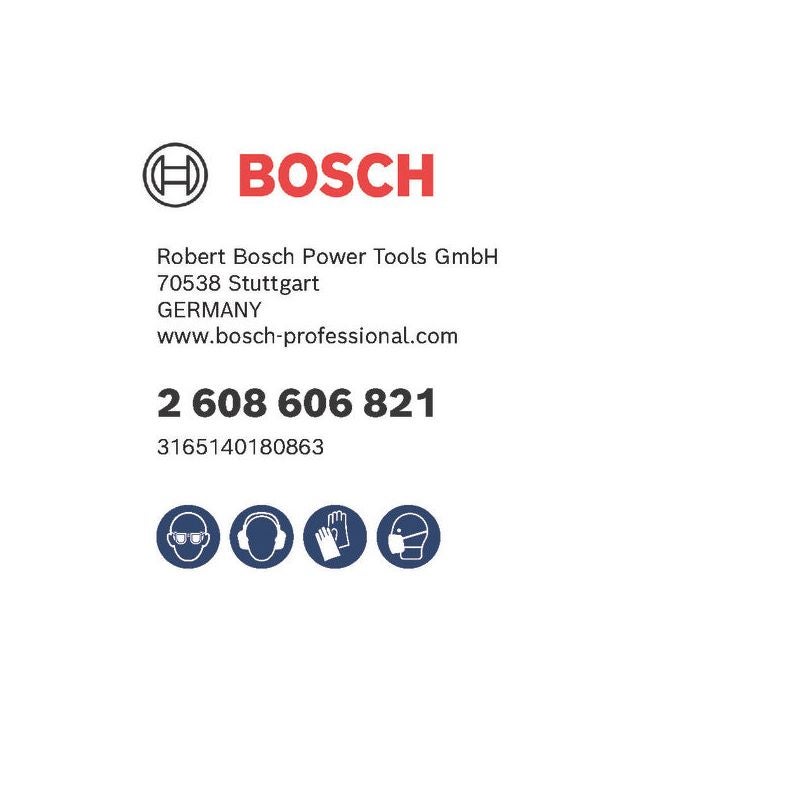 Bosch Schleifrolle C410 Standard for Wood and Paint, 115 mm, 5 m, 180 #2608606821