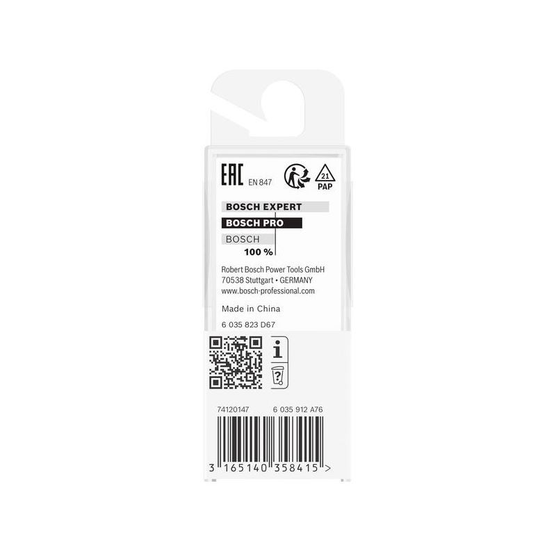 Bosch PRO Nutfräser, zweischneidig, D 7 mm, L 19,6 mm, S 8 mm #2608628380