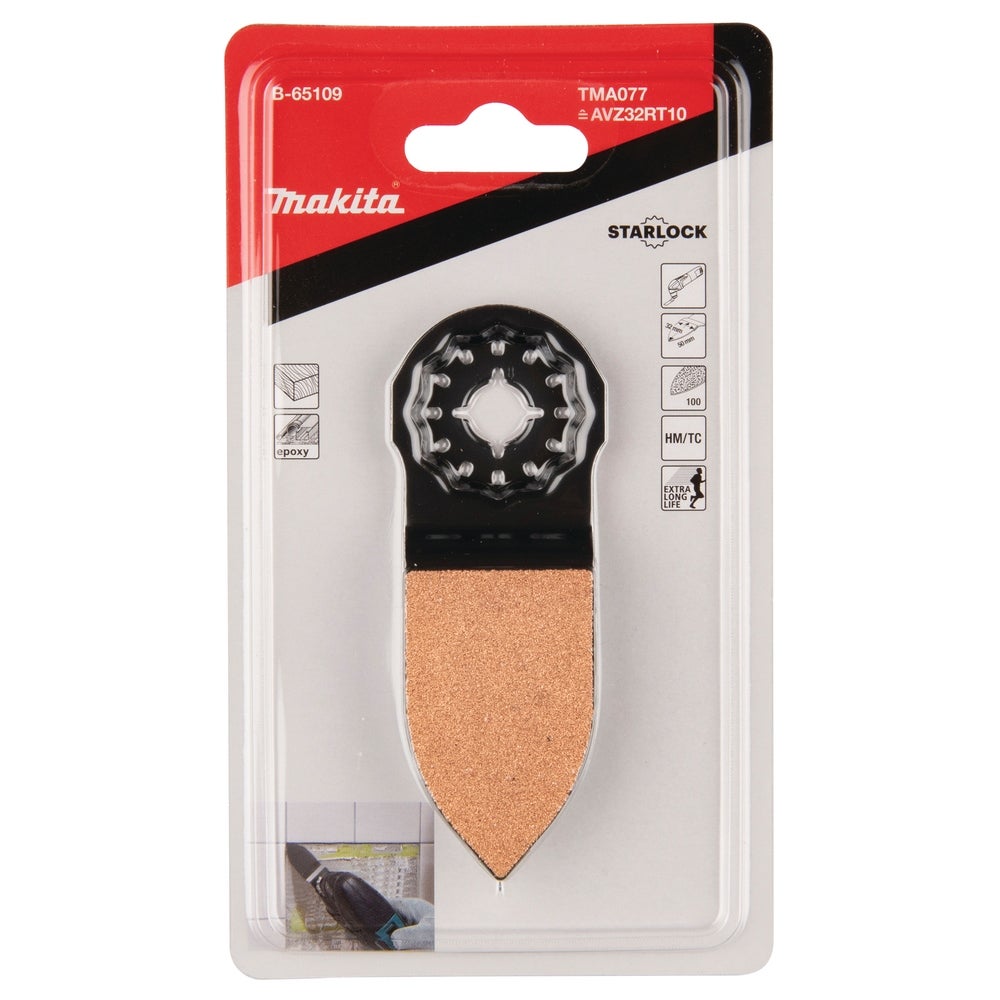 Makita Schleifplatte HM/RIFF, 32 x 50 mm, K100, TMA077 #B-65109