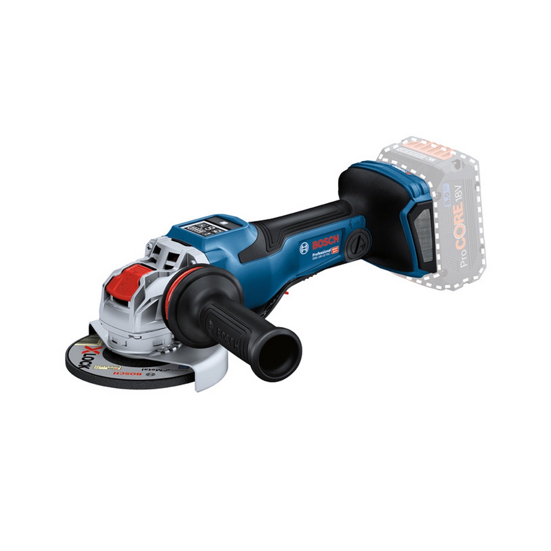 Bosch Akku-Winkelschleifer BITURBO mit X-LOCK GWX 18V-15 PSC #06019H6G00