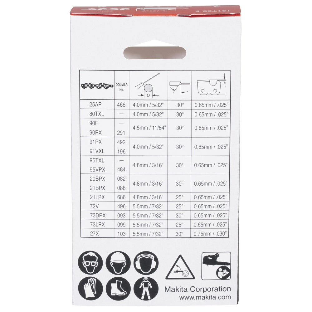 Makita Sägekette 30 cm #191T90-5
