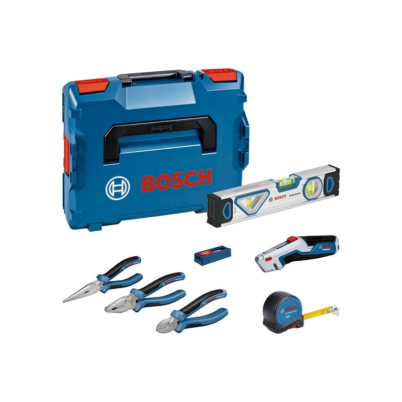 Bosch Set mit Zangen und verschiedenen Handwerkzeugen, 16-teilig #0615990N2S