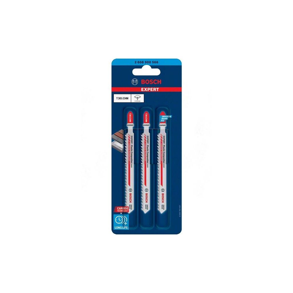 Bosch EXPERT Plastic Composites clean T301CHM Stichsägeblatt, 3 -tlg. #2608900566
