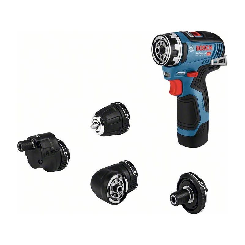 Bosch Akku-Bohrschrauber GSR 12V-35 FC, 2 x Akku GBA 12V 3.0Ah, 2 x Aufsätze in L-BOXX #06019H3009