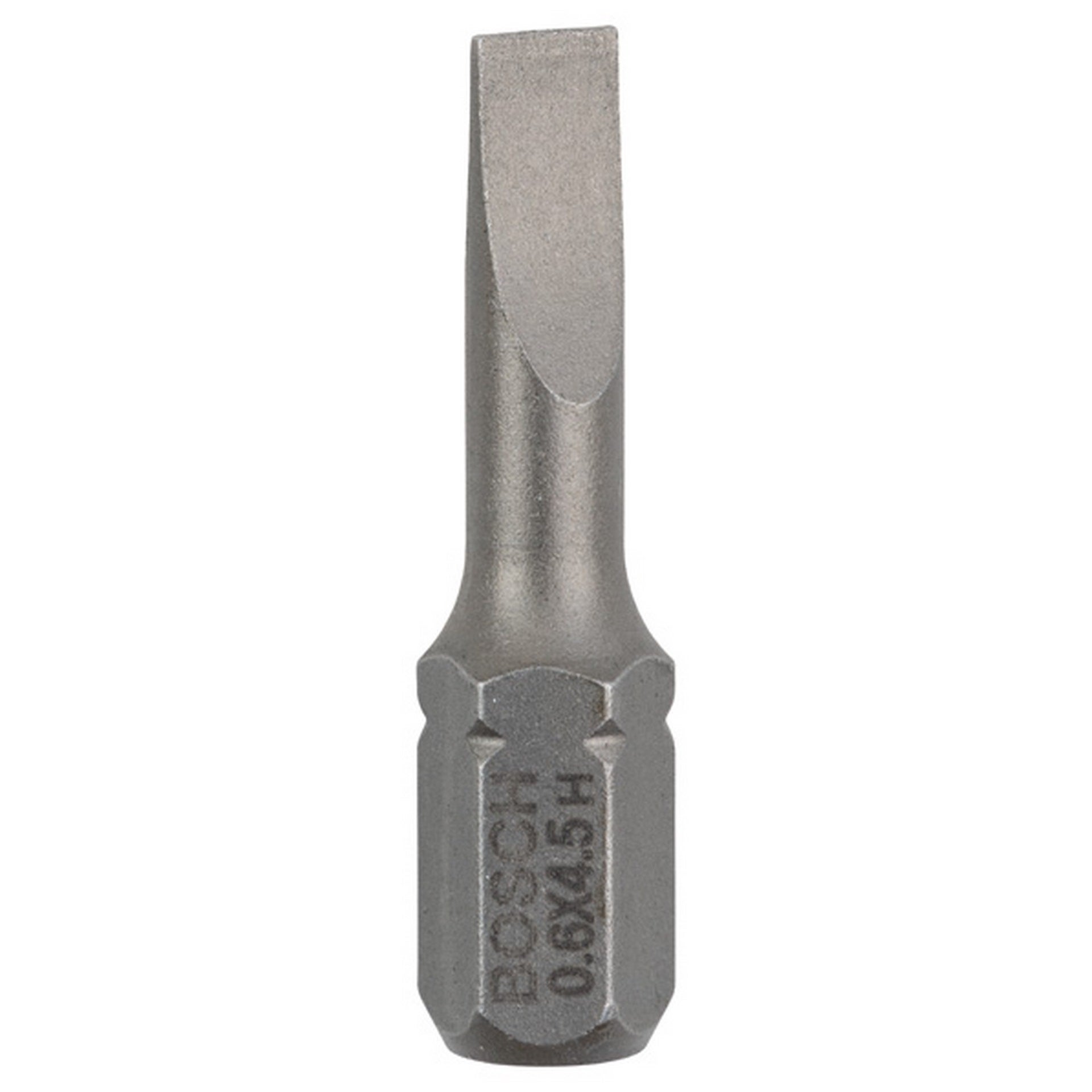 Bosch Schrauberbit Extra-Hart S 0,6 x 4,5, 25 mm, 3er-Pack #2607001459