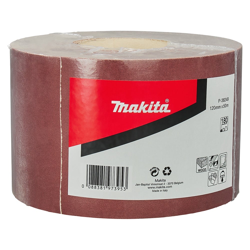 Makita Schleifpapier-Rolle, 120 mm x 50 m, K180 #P-38249