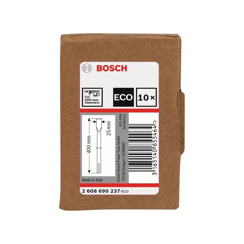 Bosch Flachmeißel mit SDS max , 400mm 10 Stk. #2608690237