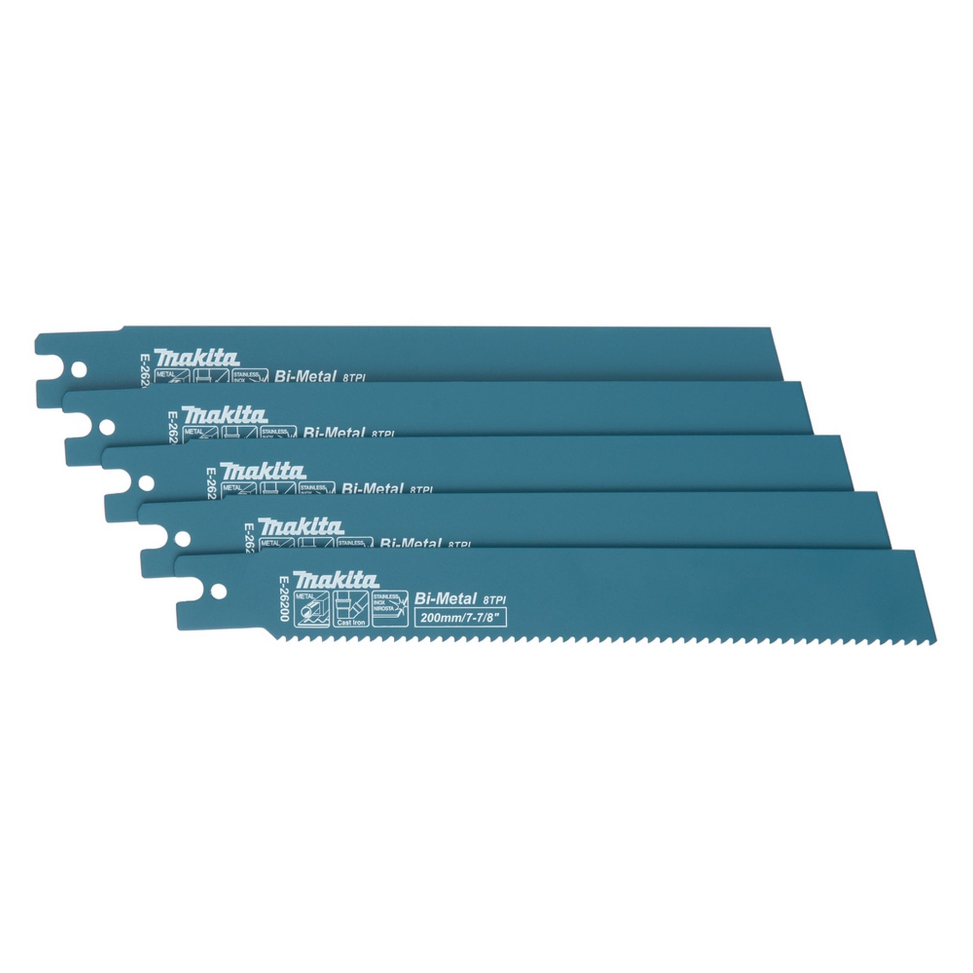 Makita Kettenschraubstock Reciprosägeblatt 200 x 1,6 mm #E-26200