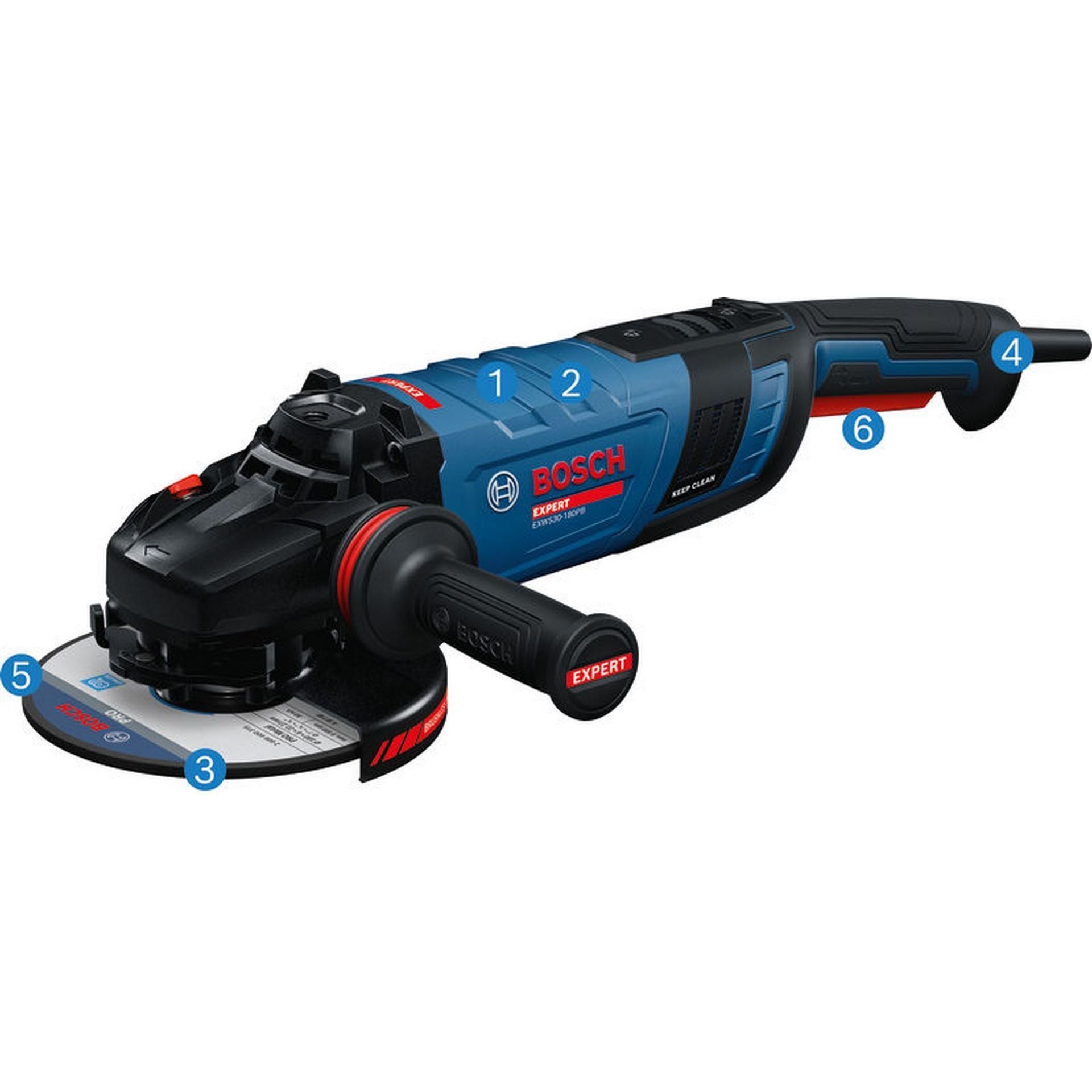 Bosch Winkelschleifer EXWS30-180PB #06018G0101
