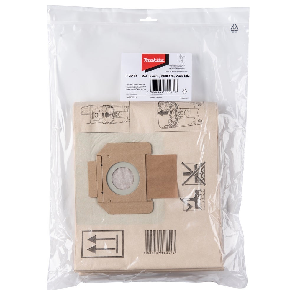 Makita Filtersack, 5 Stk. #P-70194